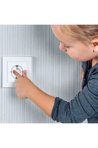 DAMMERUN Priz Child Protection Cover (6 Pieces) - Safe Plastic, Easy to Use, High Quality Plastic
