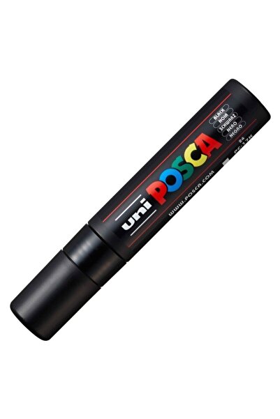 Unibal قلم تحديد أكريليك أسود من Uni Posca (Pc17k - 15mm) مقاس جامبو - أسود