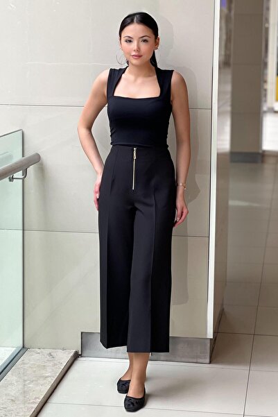 sentez giyim Sentez Queen Kısa Geniş Paça Pantolon