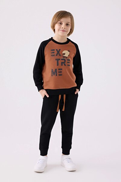 Rolypoly Boy's Tracksuit Set - A. Brown