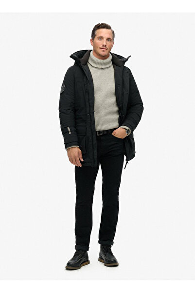 SUPERDRY Siyah Erkek Mont M5011909A02A_CITY PADDED PARKA JACK