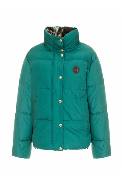 Just Cavalli Dik Yaka Yeşil Kadın Mont 77PAS433