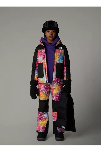 THE NORTH FACE Normal Bel Çok Renkli Kız Çocuk Kayak Pantolonu NF0A88UH8O61-G...
