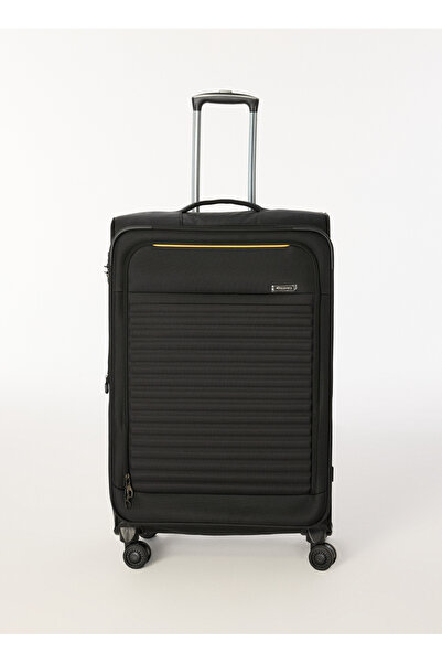 Discovery Expedition Siyah Çekçekli Kumaş Valiz DSC-630 B.BOY