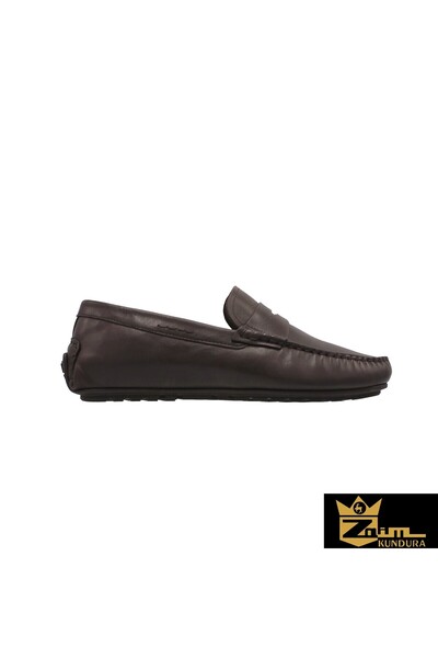 Zaim Kundura Men's Brown Genuine Leather Shoes 342890905-1