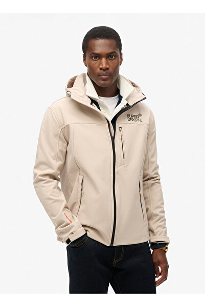 SUPERDRY Gri Erkek Mont M5011926A7MO_HOODED SOFT SHELL TREK