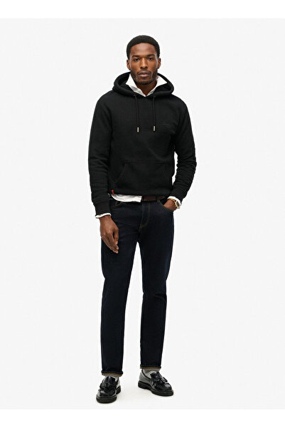 SUPERDRY Kapüşon Yaka Siyah Erkek Sweatshırt M2013110A02A_ESSENTIAL LOGO HOODIE