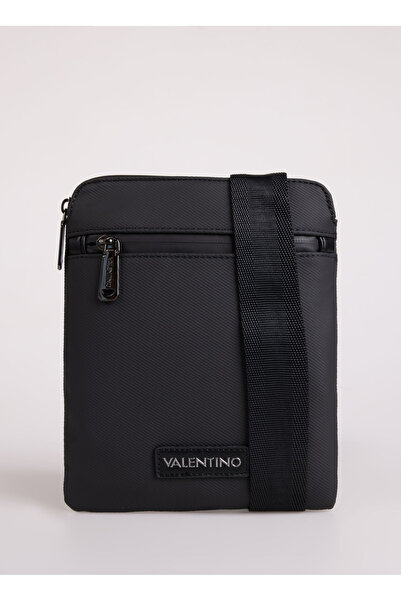Valentino Siyah Erkek 19x23x1 cm Postacı Çantası VBS8AV05