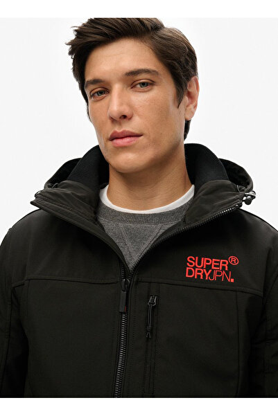 SUPERDRY Siyah Erkek Mont M5011926A02A_HOODED SOFT SHELL TREK