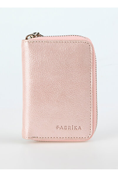 Fabrika Pembe Kadın 8x12x2 cm Deri Cüzdan Frk 527 SİM