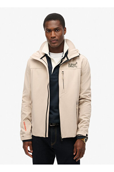 SUPERDRY Gri Erkek Mont M5011926A7MO_HOODED SOFT SHELL TREK