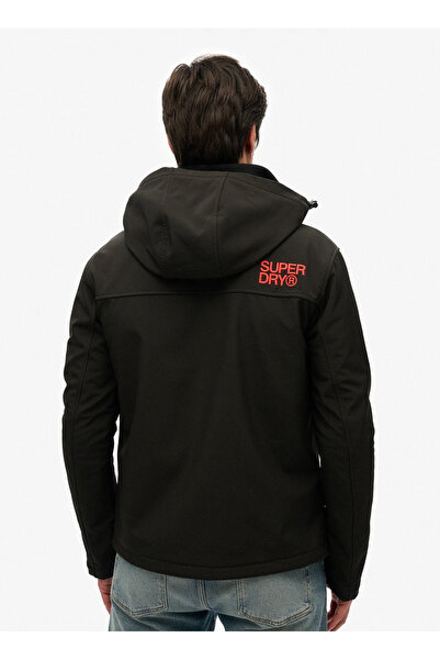 SUPERDRY Siyah Erkek Mont M5011926A02A_HOODED SOFT SHELL TREK