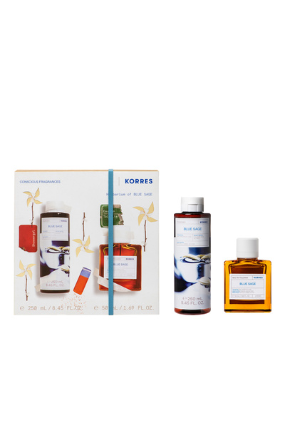 korres Blue Sage EDT 50ml & Shower Gel 250 ml Set
