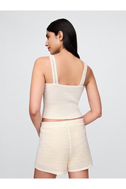 GAP Kadın Krem Kroşe Atlet