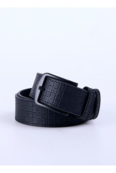 Discovery Expedition Erkek Kemer Dis-Kare Siyah 4 cm