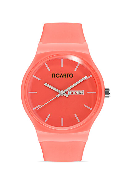 Ticarto Women's Silicone Fuchsia Wrist Watch Tctsr004401S0197