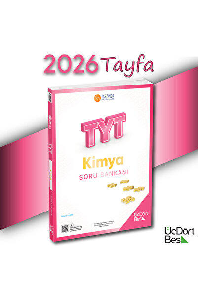 Üç Dört Beş Yayıncılık 345 Yayınları TYT Kimya Soru Bankası - Yeni Nesil Günc...
