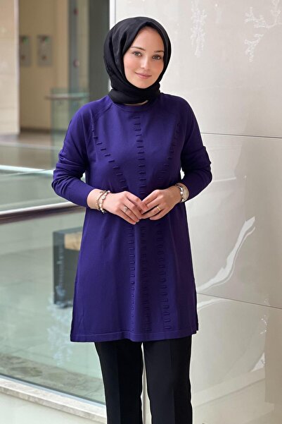 Nuss Raglan Sleeve Tunic with Wick Detail