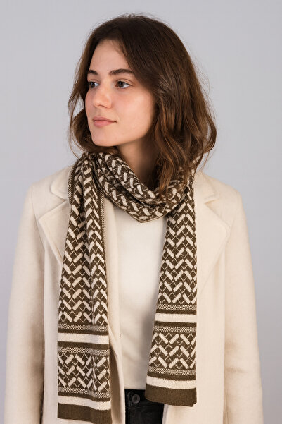 Sebir Moda Ethnic Patterned Knitwear Scarf