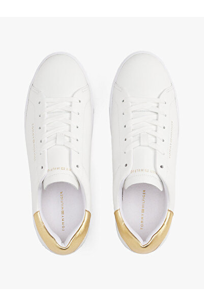 Tommy Hilfiger Kadın Altın Sneaker