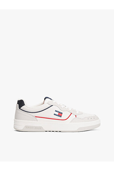 Tommy Hilfiger Erkek TJM Cupsole Elevated Sneaker Ayakakbı - Beyaz