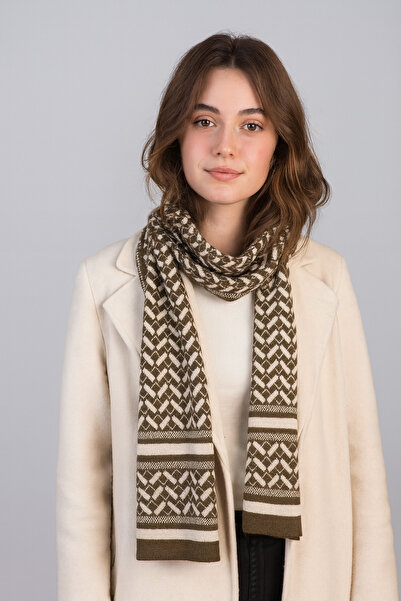 Sebir Moda Ethnic Patterned Knitwear Scarf