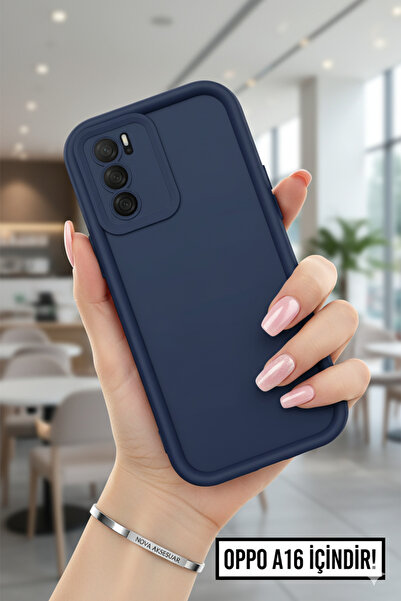 cepmoda OPPO A16 telefon kılıfı | 3d Çıkıntılı Kalın Tasarım Pürüzsüz Doku - ...