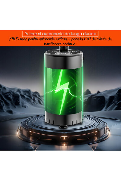 LEBLOU Portable Shower – Dual Motor with Strong Pressure (8L/min), Adjustable Levels, Digital Disp