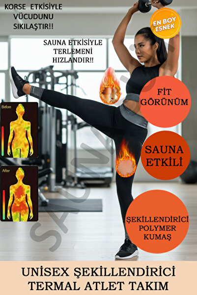 SAUNA SUIT Θερμικό Γυναικείο Σετ - Εσωρούχο, Κολάν και Ενδύματα ιδρώτα