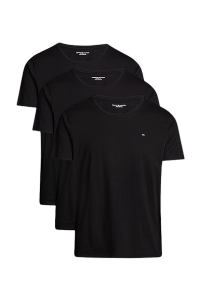 Tommy Hilfiger Siyah Erkek T-Shirt UM0UM033790SI