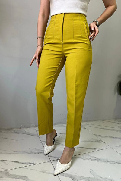 KAROL Flat Front Trousers Carrot 5113