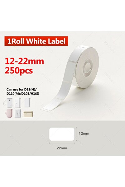Choice ملصق Niimbot D11 مقاس 12 × 22 مم D110 D11H D110M ورق طابعة ملصقات ملصق...