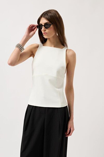 novafems Μπλούζα με λεπτομέρεια κορδέλας πλάτης