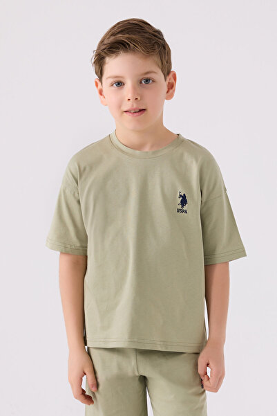 U.S. Polo Assn. Boy's Khaki Bermuda Suit