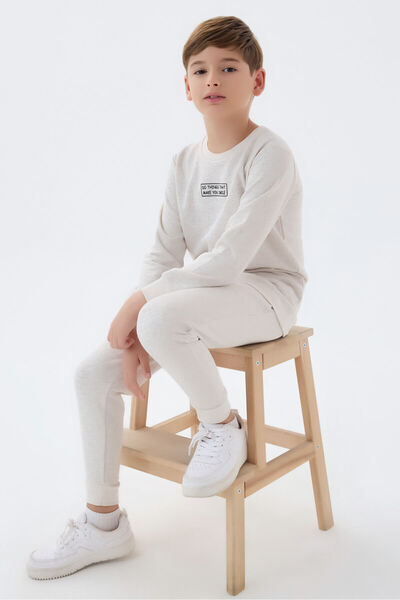 Rolypoly Σετ φόρμας για αγόρι - Rp3506 Beige Melange