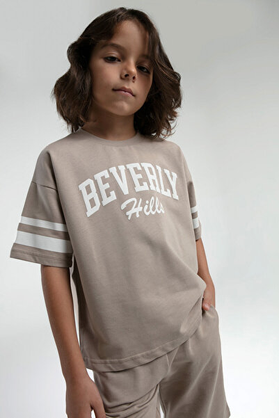 Rolypoly Boy's Cream Bermuda Suit