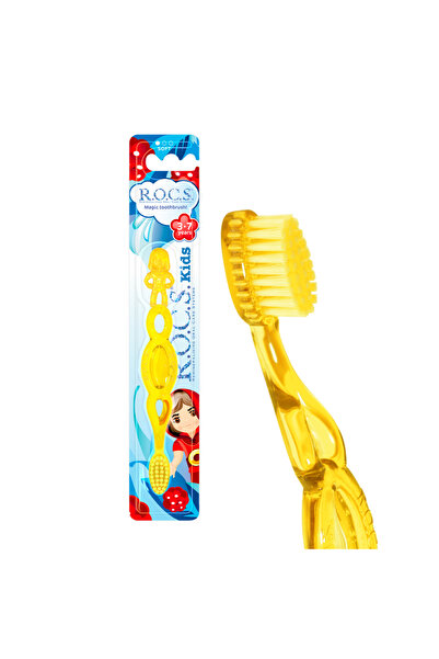 R.O.C.S. Kids Diş Fırça 3-7 Yaş Sarı 4607152730500s