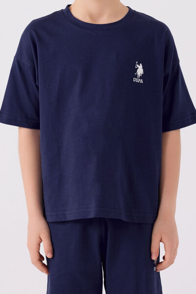 U.S. Polo Assn. Us Polo Assn Boy Navy Blue Bermuda костюм