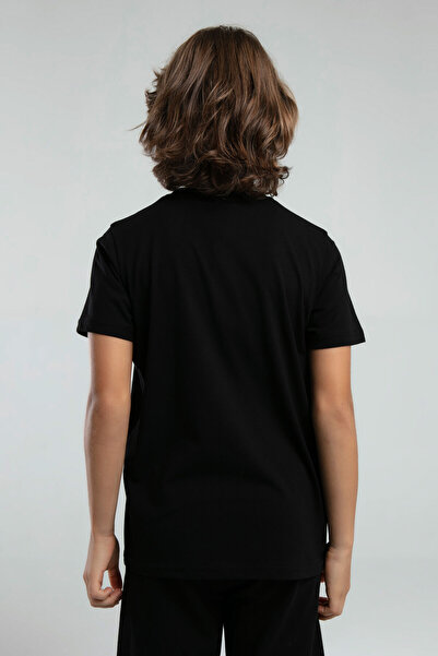 Kappa Boy's Black T-Shirt