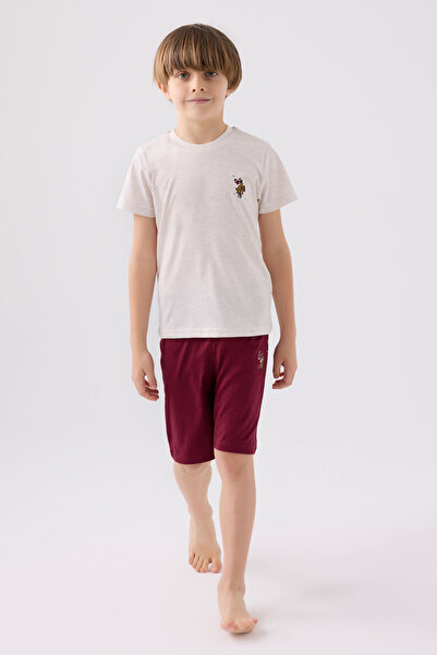 U.S. Polo Assn. Boy's Cream Bermuda Suit