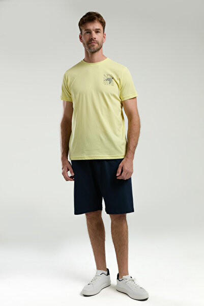 Arnetta Men's Yellow Bermuda Suit