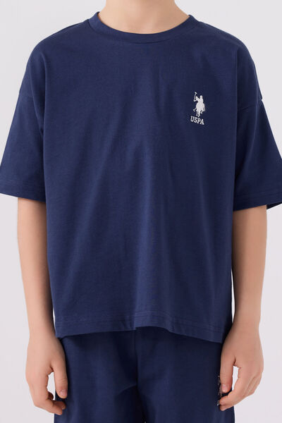 U.S. Polo Assn. База. Комплект Polo Assn Boys Dark Indigo Bermuda