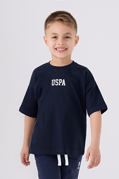 U.S. Polo Assn. Бермуди для хлопчика темно-синього кольору