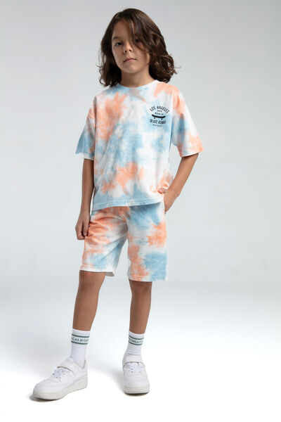 Rolypoly بدلة برمودا بيضاء للأولاد