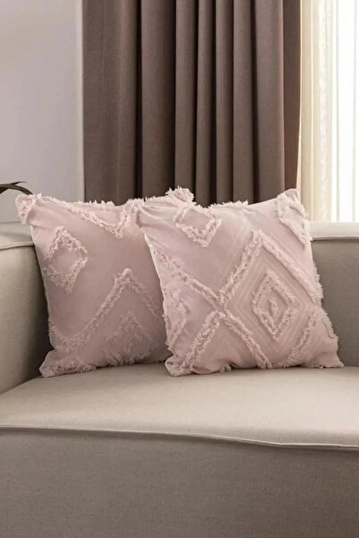 Markaev Bohemian 2-Piece Throw Pillow Cover - Tassel Detailed