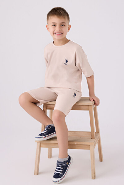 U.S. Polo Assn. Us Polo Assn Boy Cream Bermuda Suit