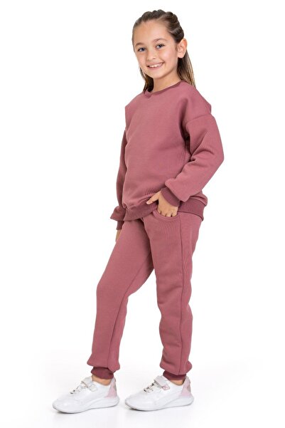My Kids Wear Three Thread Pocket Crew Neck Top and Bottom Set