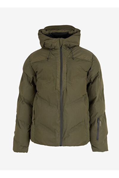 Jack & Jones Erkek Rüzgara Dayanıklı Kapüşonlu Puffer Mont - Slay