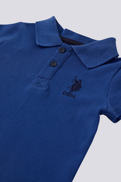 U.S. Polo Assn. Base. Polo Assn Licensed Collar Cobalt Baby Boy Set