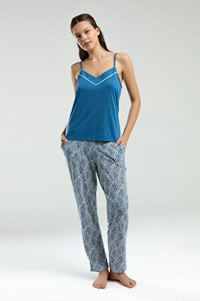 Arnetta Жіночий темно-синій комплект піжами